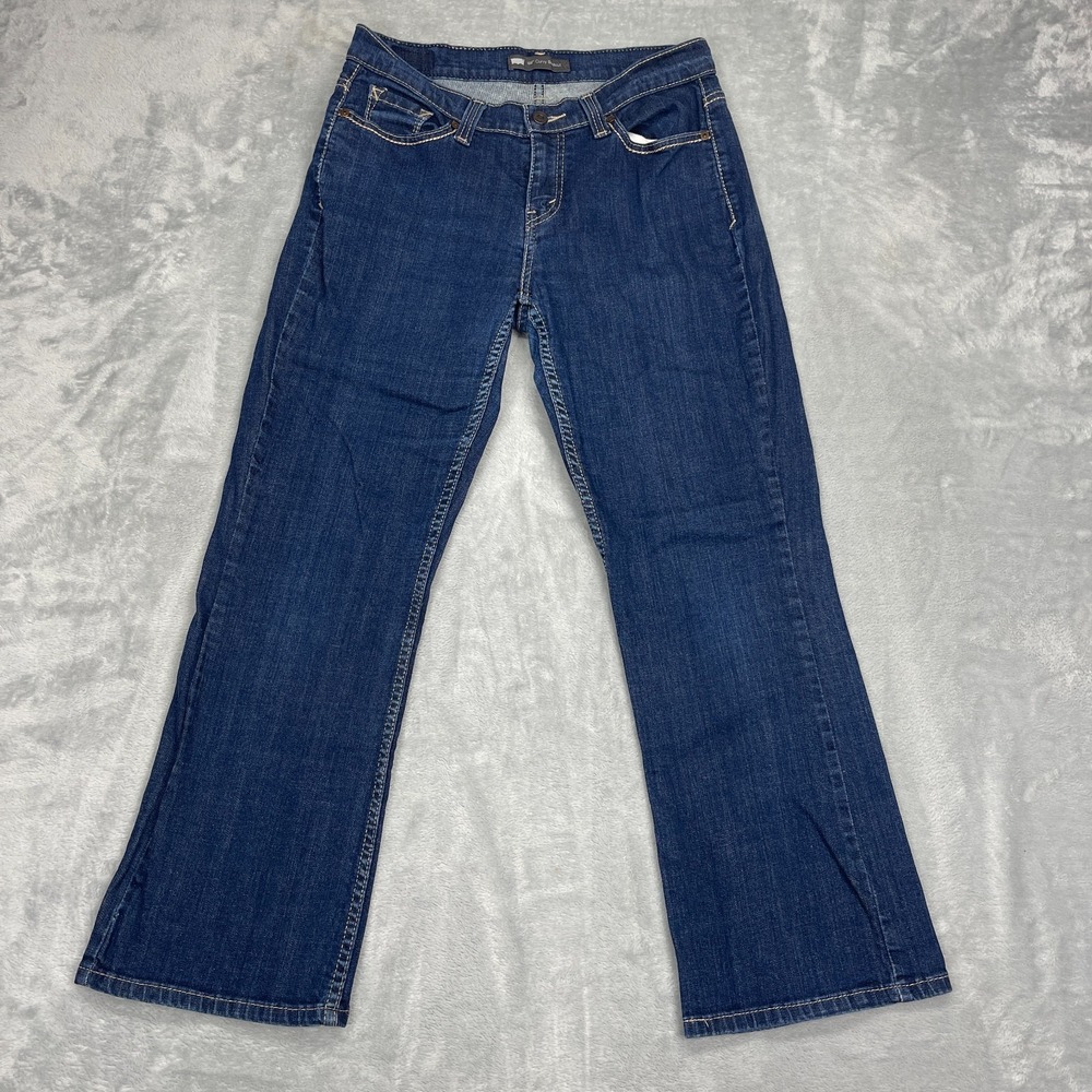 Levi's Jeans Womens 12S (31x29) Blue Denim 529 Comfort Stretch Curvy Bootcut Leg